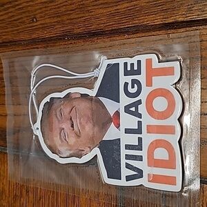 Trump Village idiot car air freshener